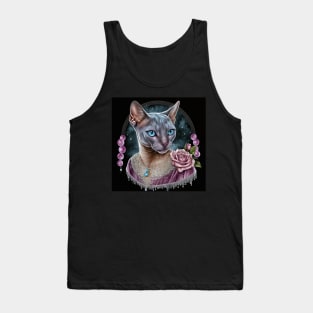 Elegant Abyssinian Cat Tank Top